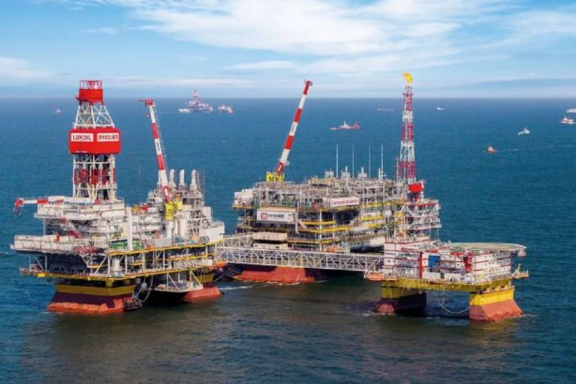 Ukrainian drone halts operation of Russian oil platform in Caspian Sea