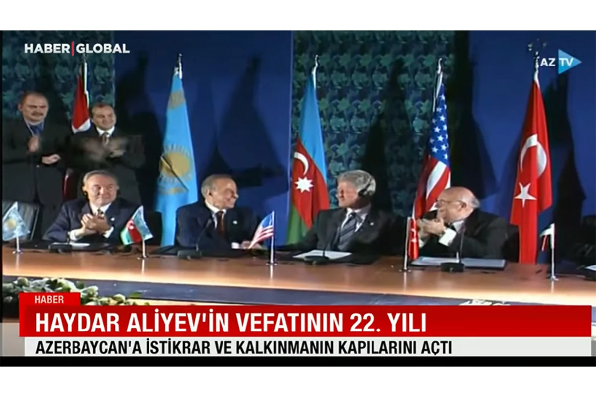 Haber Global TV airs video material on Heydar Aliyev's commemoration day