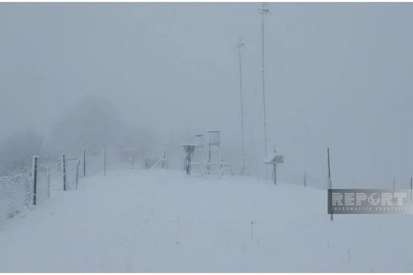 Sarıbaşa qar yağıb