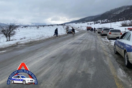 DYP qarlı hava şəraiti ilə əlaqədar sürücülərə müraciət edib