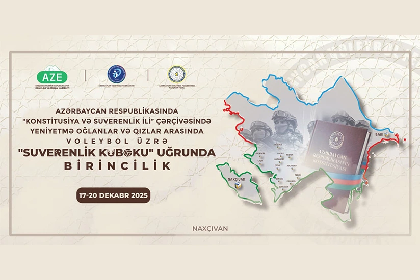 Naxçıvanda voleybol üzrə Suverenlik kuboku keçiriləcək