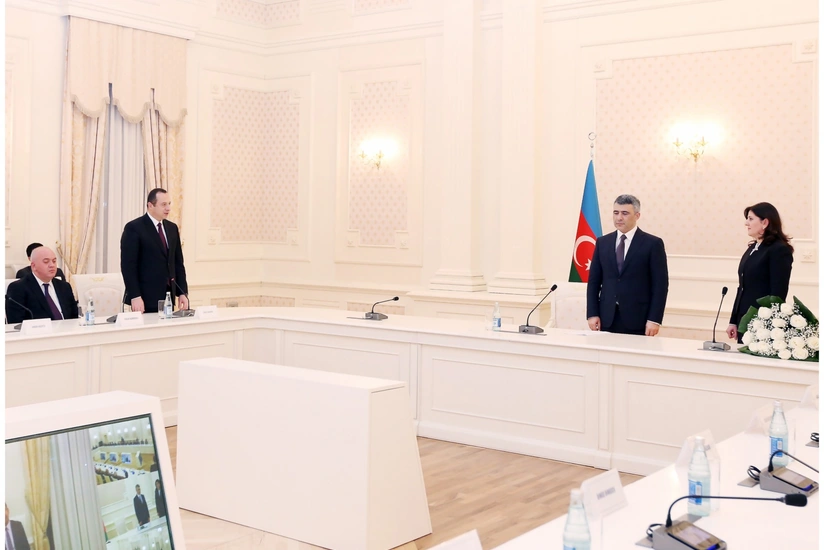 İnam Kərimov Naxçıvan Ali Məhkəməsinin yeni sədri ilə görüşüb