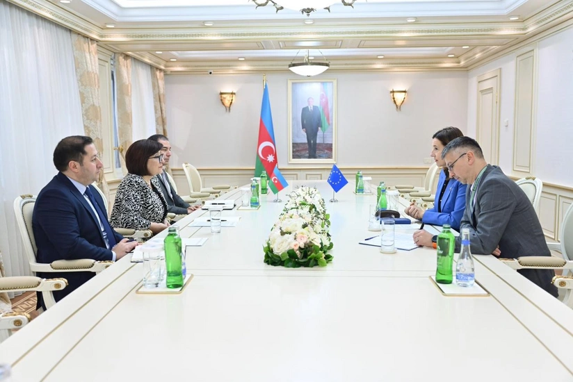 Sahibə Qafarova Aİ nümayəndəsinə Ermənistanla sülh prosesi barədə məlumat verib