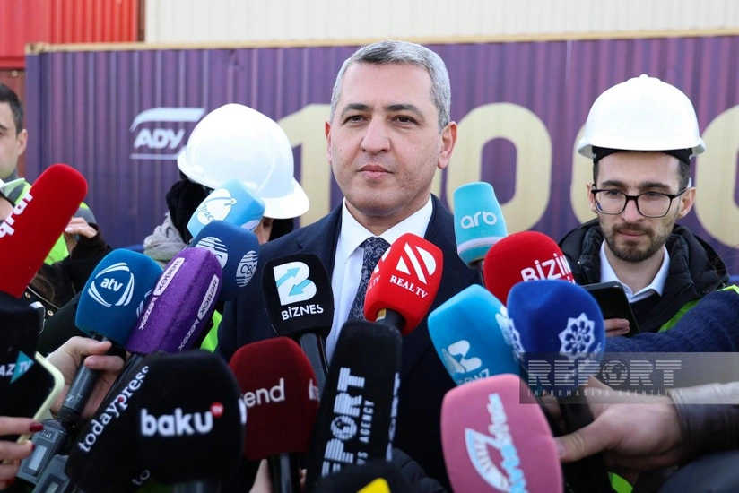 Eldar Salahov: Bakı limanından Çin avtomobillərinin və ehtiyat hissələrinin daşınmasında böyük artım var