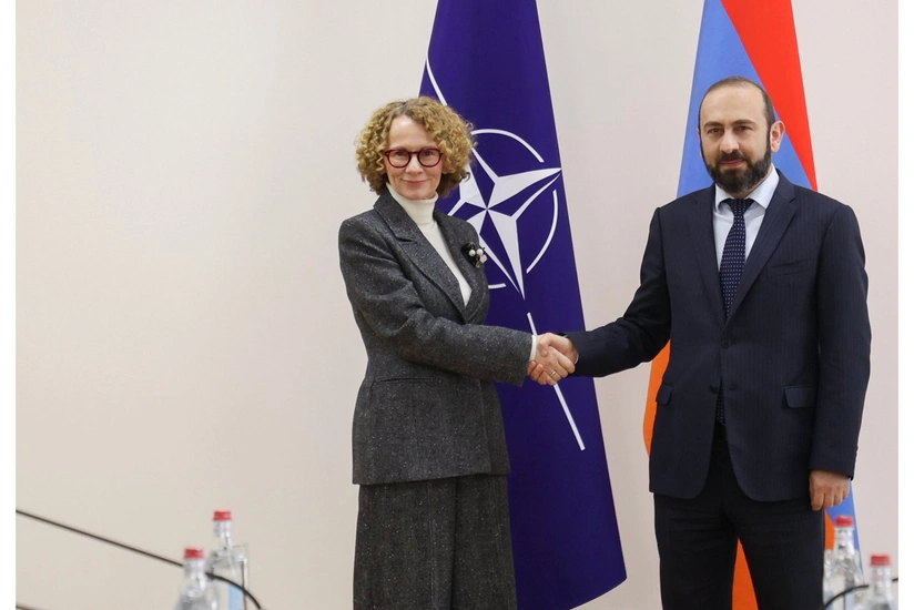 Mirzoyan, NATO's Šekerinska discuss prospects linked to unblocking regional routes