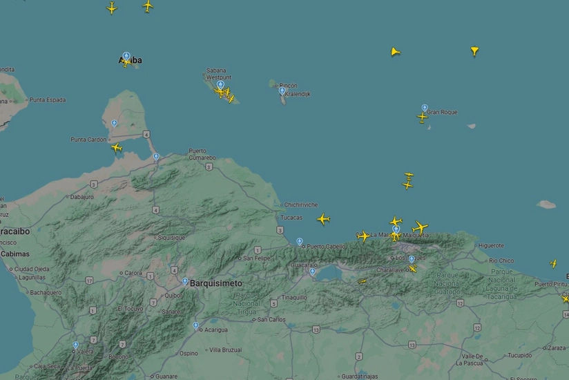 Авиация США поднята в небо у берегов Венесуэлы