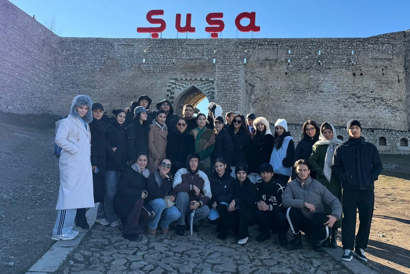 Özbəkistan nümayəndə heyəti Şuşa şəhəri ilə tanış olub