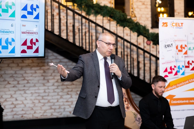 Bakıda CELT Tədris və İnkişaf Mərkəzinin yeni Riyaziyyat kitabı təqdim edilib