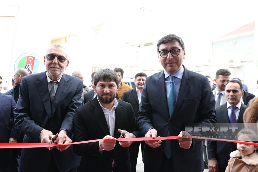 Zabrat qəsəbəsində yunan-Roma güləşi zalı istifadəyə verilib