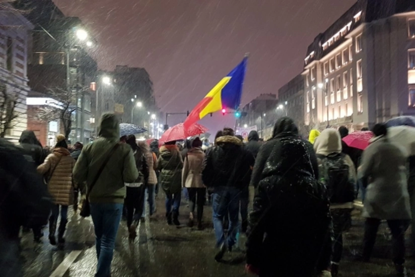 Rumıniyada NATO hərbi bazasının yaxınlığında etiraz aksiyası keçirilib
