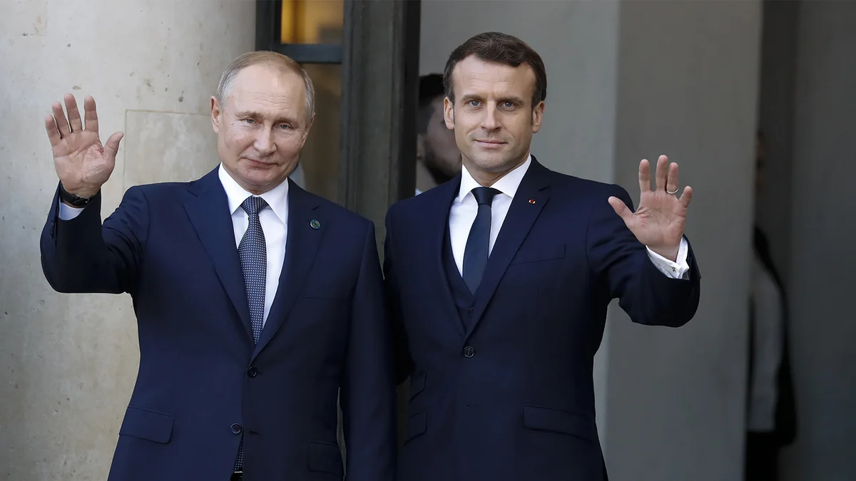 Fransa Putin və Makron arasında danışıqların aparılması imkanını nəzərdən keçirəcək