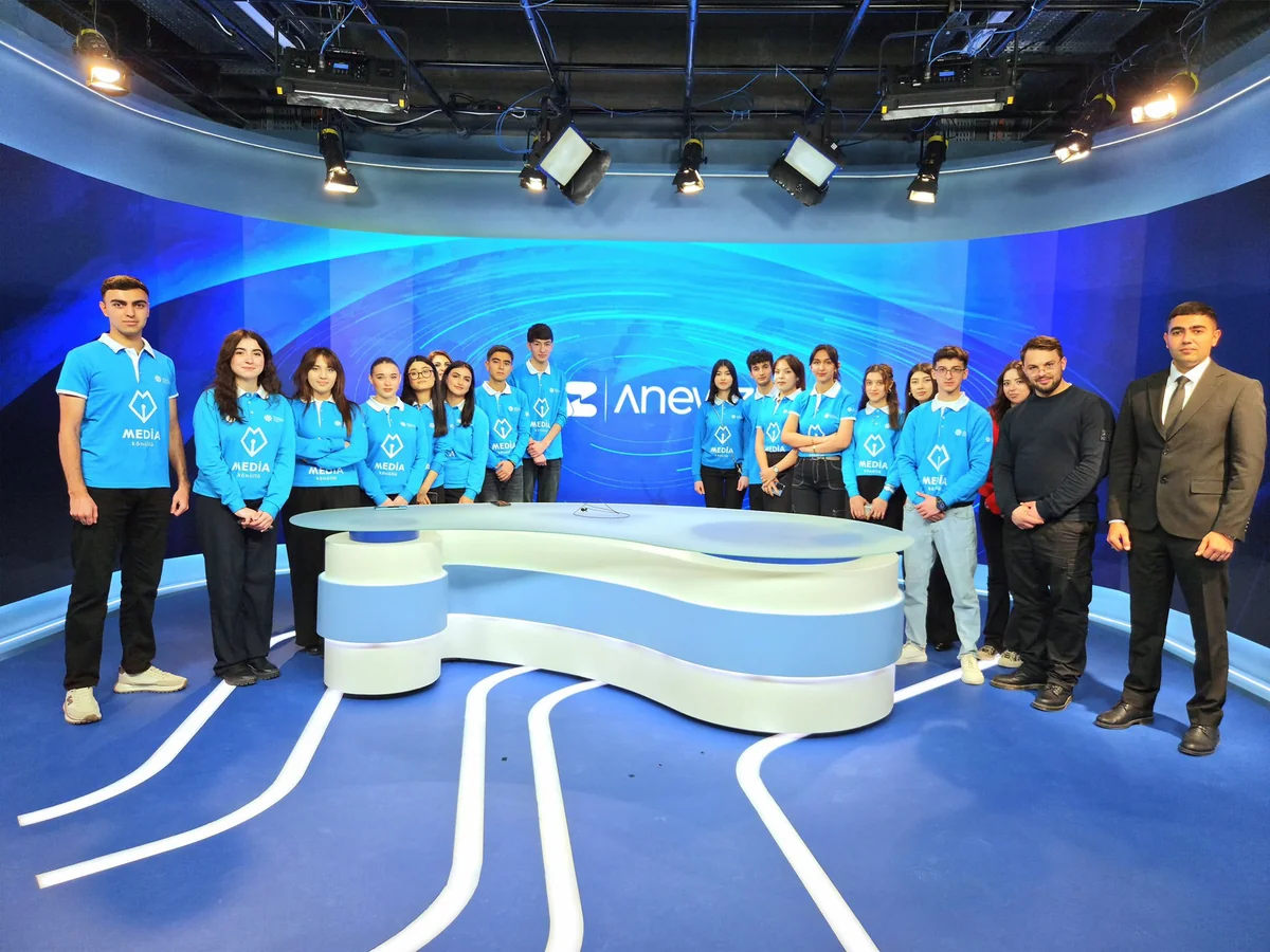 MEDİA könüllüləri AnewZ beynəlxalq televiziya kanalı ilə tanış olublar