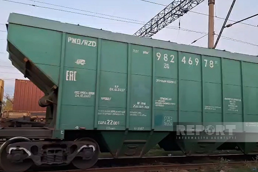 Another train carrying Russian grain to Armenia arrives in Azerbaijan