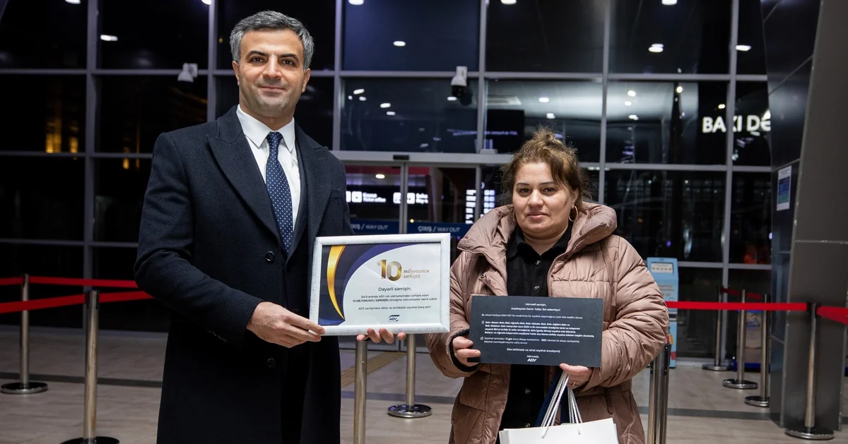 Azərbaycan Dəmir Yolları bu il ilk dəfə 10 milyonuncu sərnişini daşıyıb