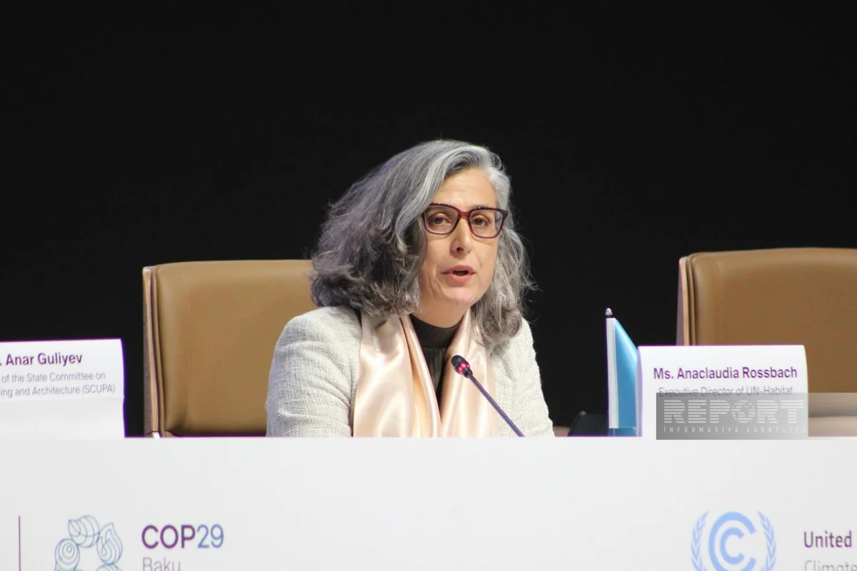 Anaklaudia Rossbax: WUF13 UN-Habitat-ın regionda iştirakını gücləndirəcək - MÜSAHİBƏ