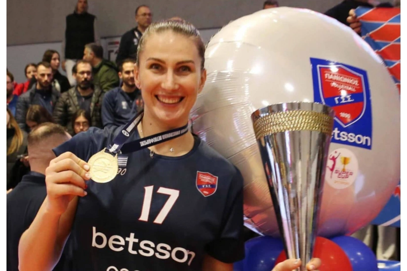 Azərbaycan millisinin voleybolçusu Yunanıstan Superkubokunun qalibi olub