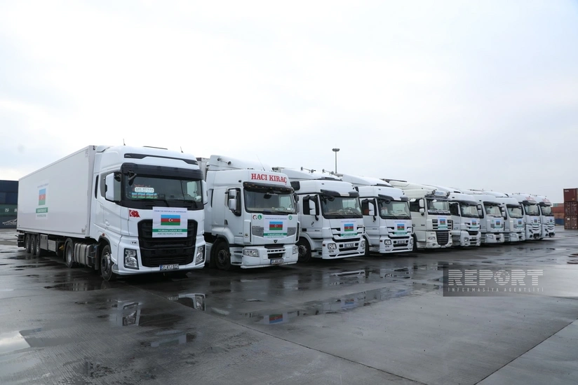 Azerbaijan sent 200 tons of humanitarian aid to Syria in 2025