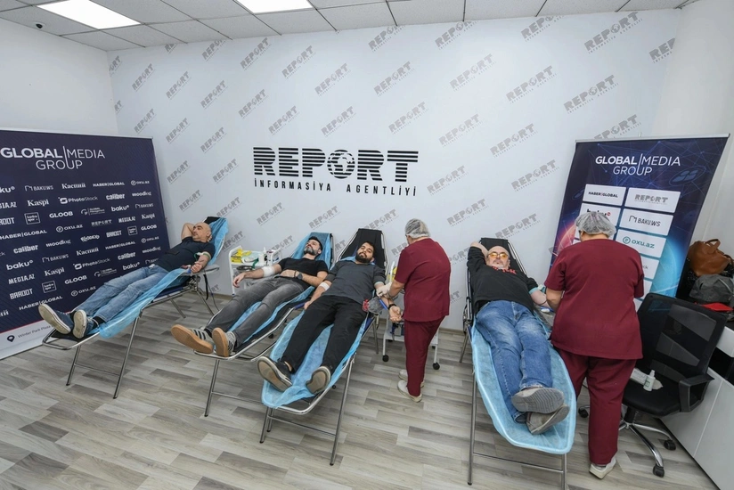 Global Media Groupda qanvermə aksiyası keçirilib