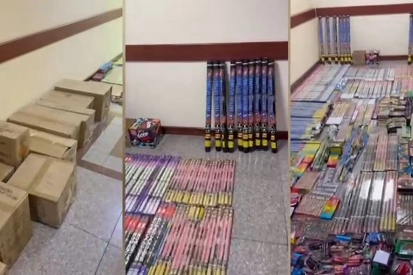 Abşeron rayonunda pirotexniki vasitələr satan iki nəfər saxlanılıb