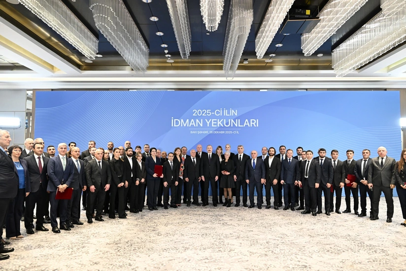 President Ilham Aliyev attends ceremony dedicated to 2025 sports results