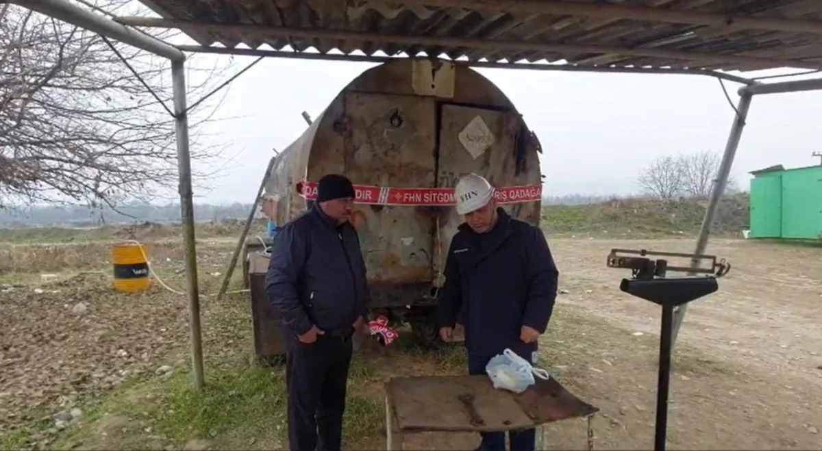 Qazaxda maye qazdoldurma məntəqəsinin istismarı dayandırılıb