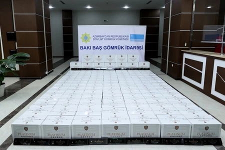 Customs officers in Azerbaijan thwart sale of large batch of smuggled cigarettes
