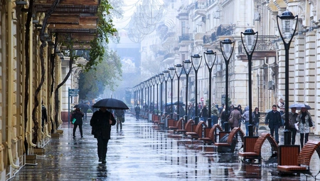 Rain and wind affect several regions of Azerbaijan