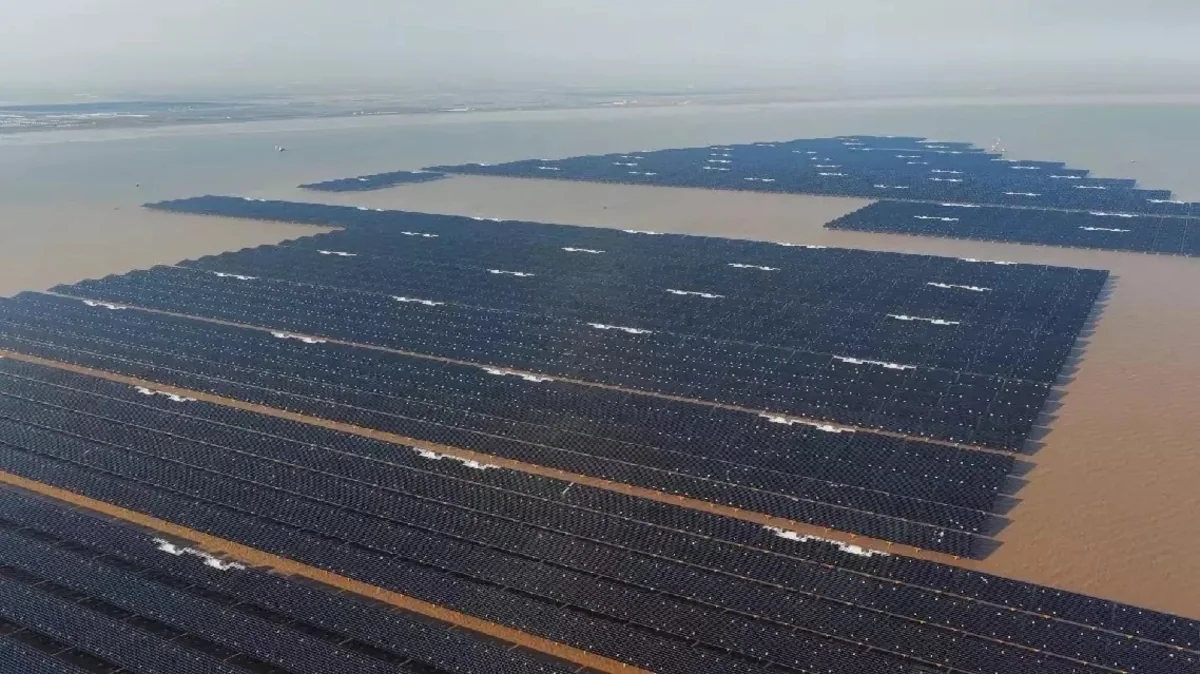 China connects world's largest offshore solar power plant to national grid