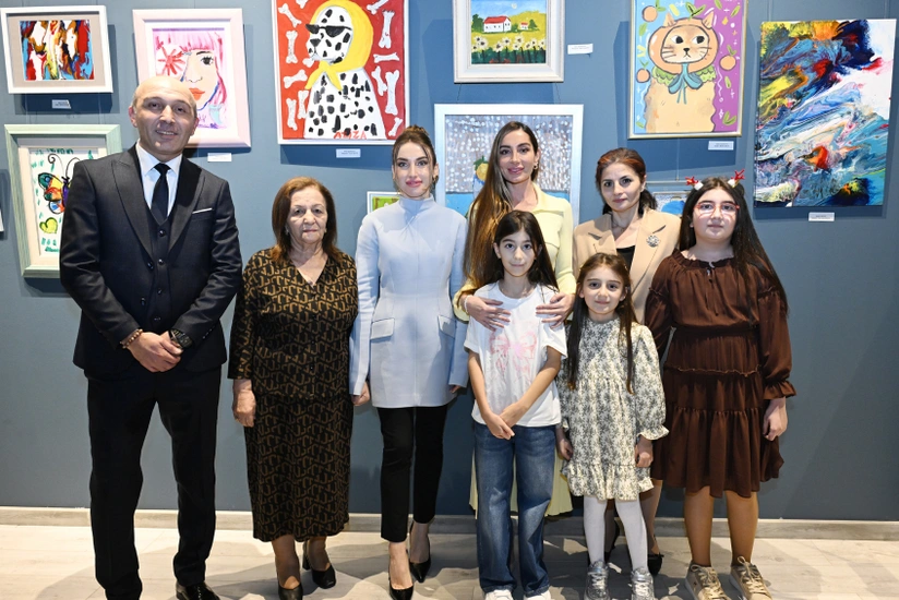 Арзу Алиева и Алена Алиева приняли участие в выставке в центре Зиря