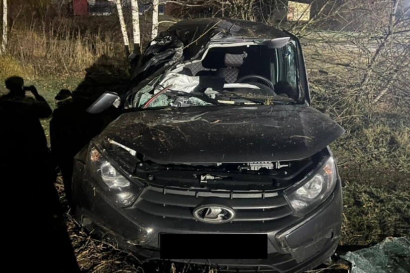 В Геранбое отец и сын погибли при опрокидывании автомобиля