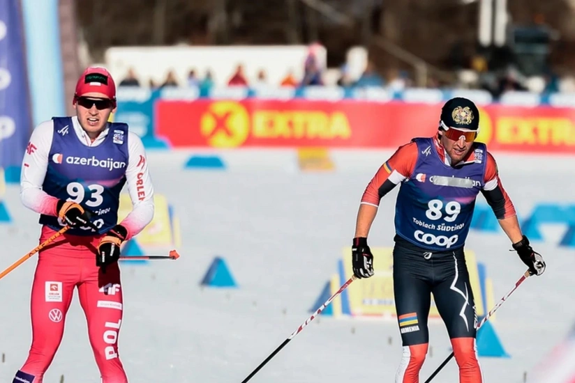 Армянский лыжник получил штраф за попытку скрыть название Азербайджана