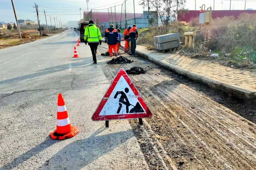 Masazırda avtomobil yolu əsaslı təmir olunur