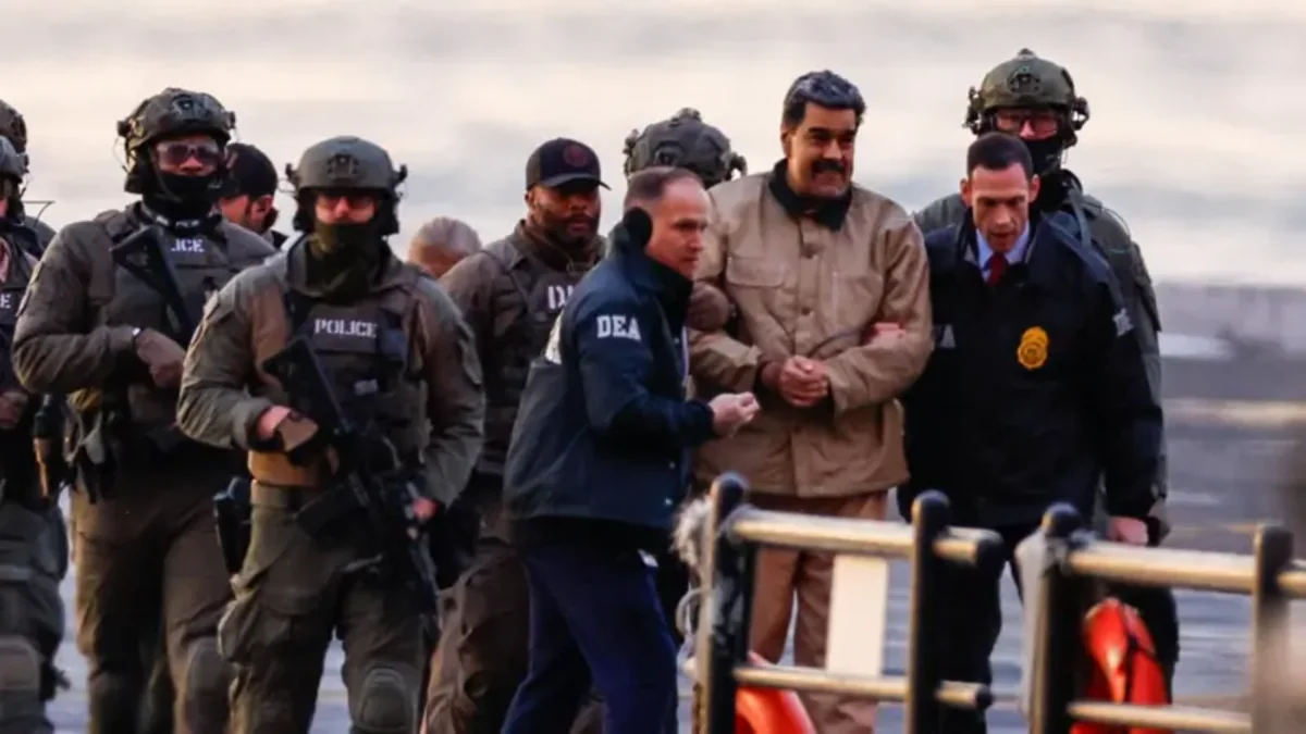 Venezuela's Maduro arrives at federal courthouse in New York
