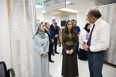 Leyla Aliyeva visits Sultan Qaboos Comprehensive Cancer Care and Research Center in Muscat