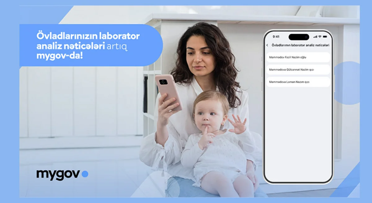 Valideynlər övladlarının laborator analiz nəticələrinə artıq mygov platformasında baxa biləcəklər