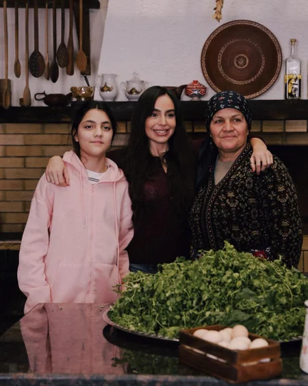 Leyla Əliyeva Qusarda Kənd Həyatı layihəsinin qonağı olub