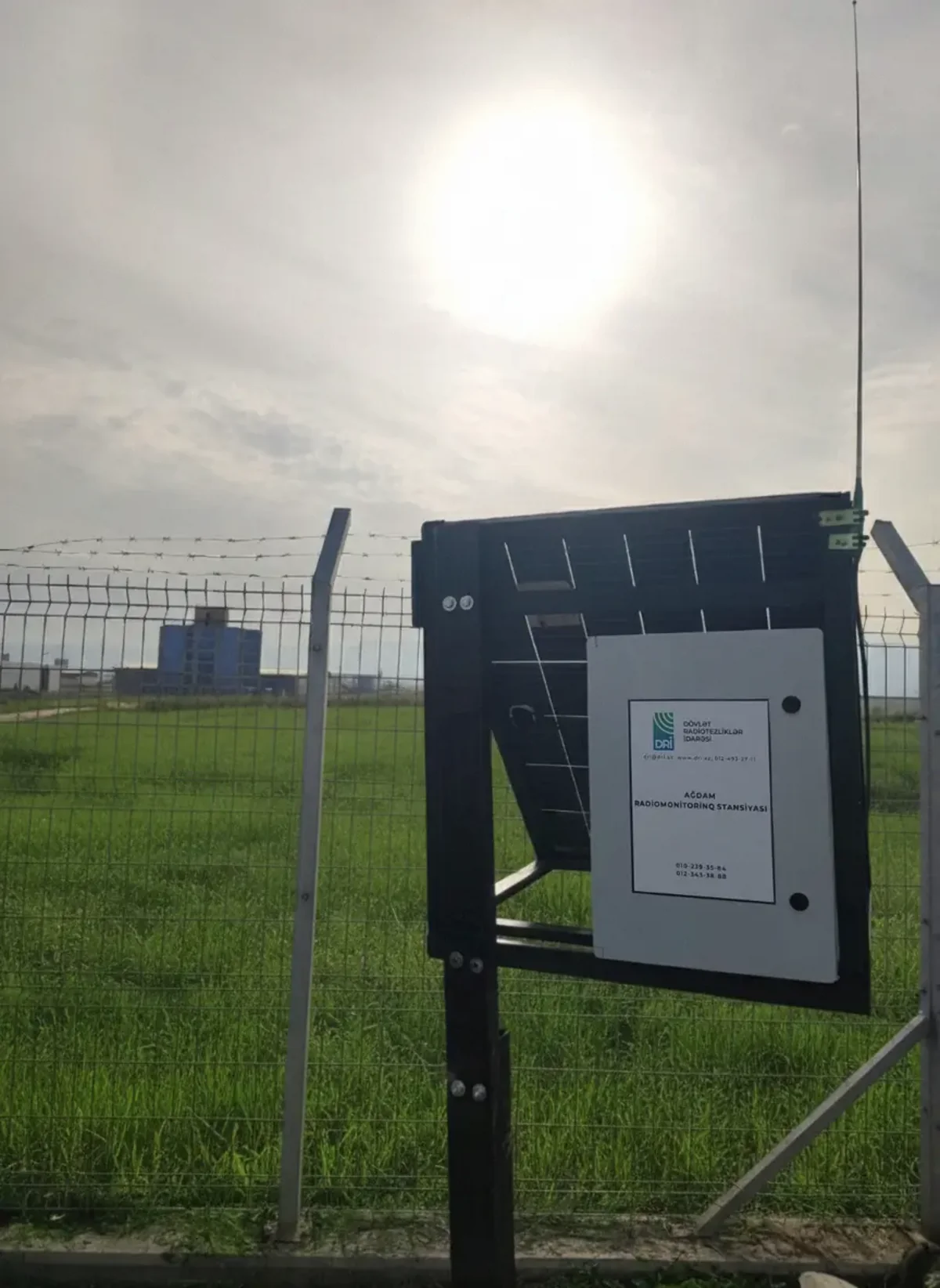 Azerbaijan launches autonomous radiomonitoring station in Aghdam