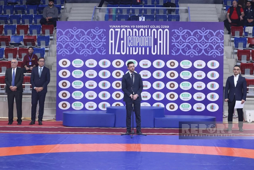 Bakıda güləş üzrə Azərbaycan çempionatının açılış mərasimi keçirilib