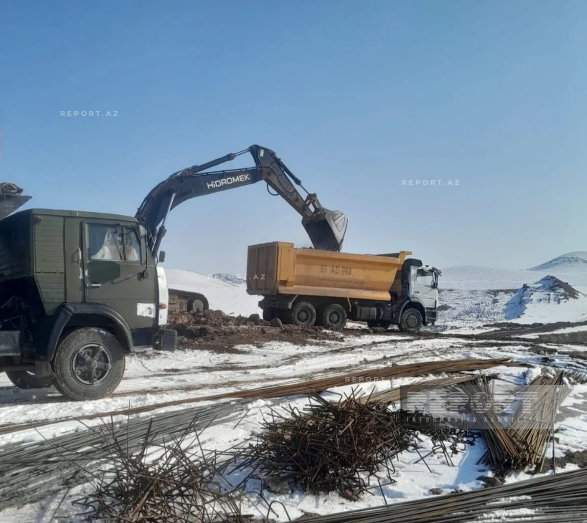 Əlincə çayından Bənəniyar gölünə 6,5 km-lik yeni beton kanal salınır