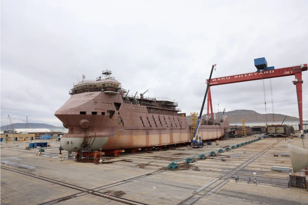Construction of third RoPax vessel ordered by ASCO nears completion