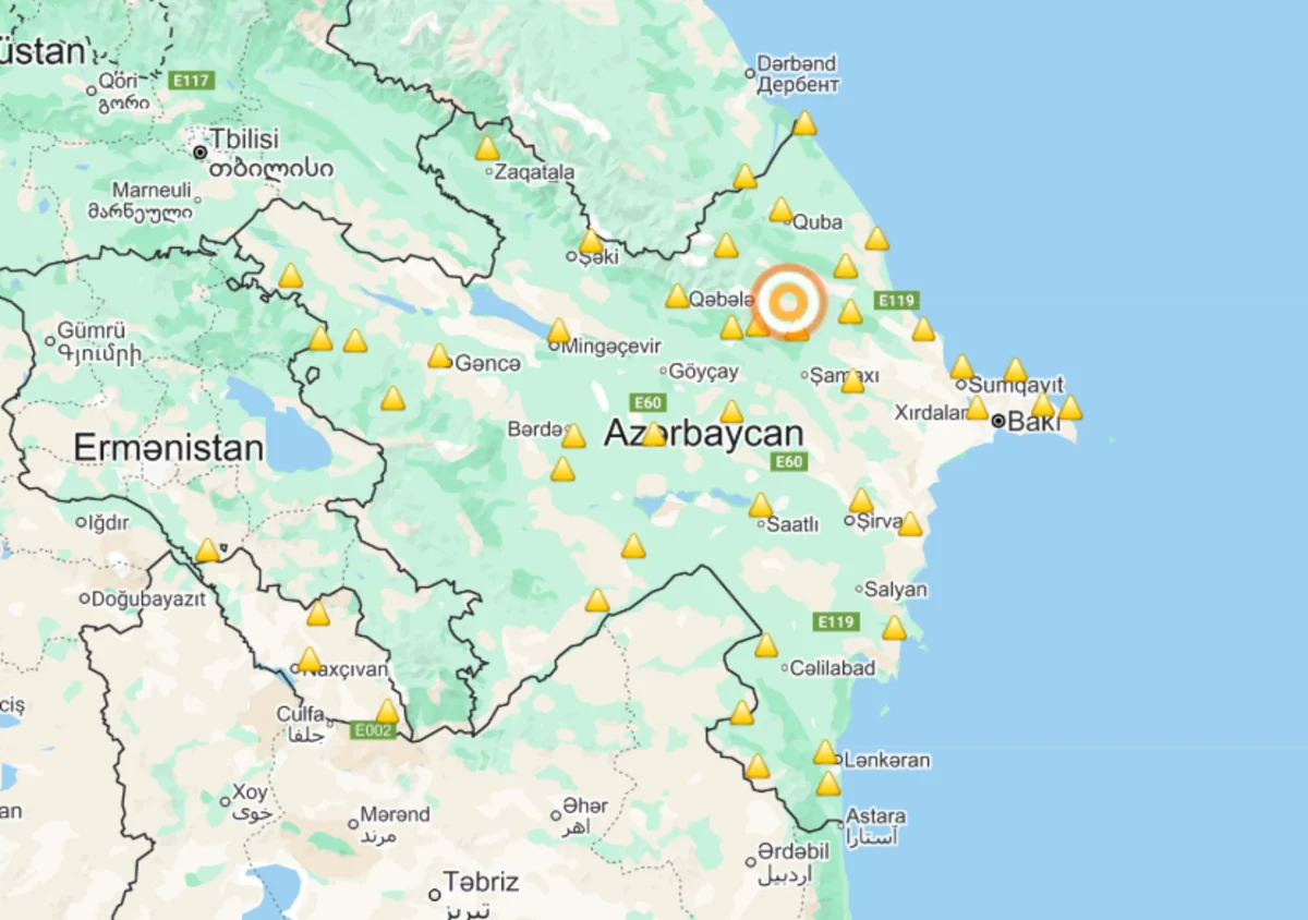 Şamaxı rayonunda zəlzələ qeydə alınıb