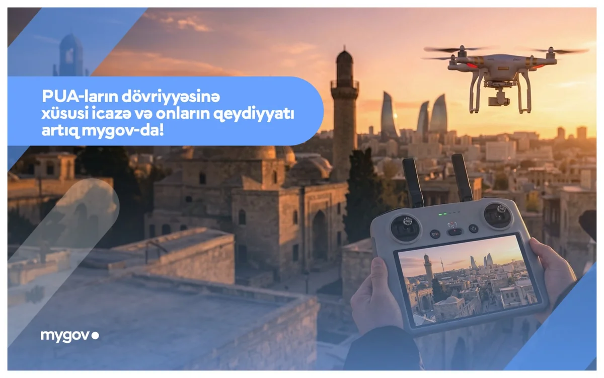 Mülki PUA-ların dövlət qeydiyyatına alınması üzrə müraciətlər mygov üzərindən edilə bilər