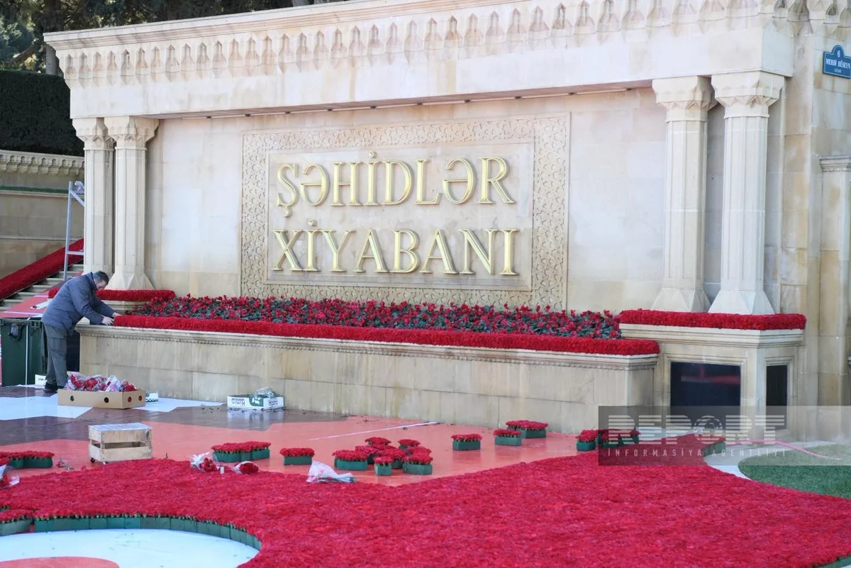 Şəhidlər xiyabanında 20 Yanvar faciəsinin 36-cı ildönümü ilə bağlı hazırlıq işlərinə başlanılır