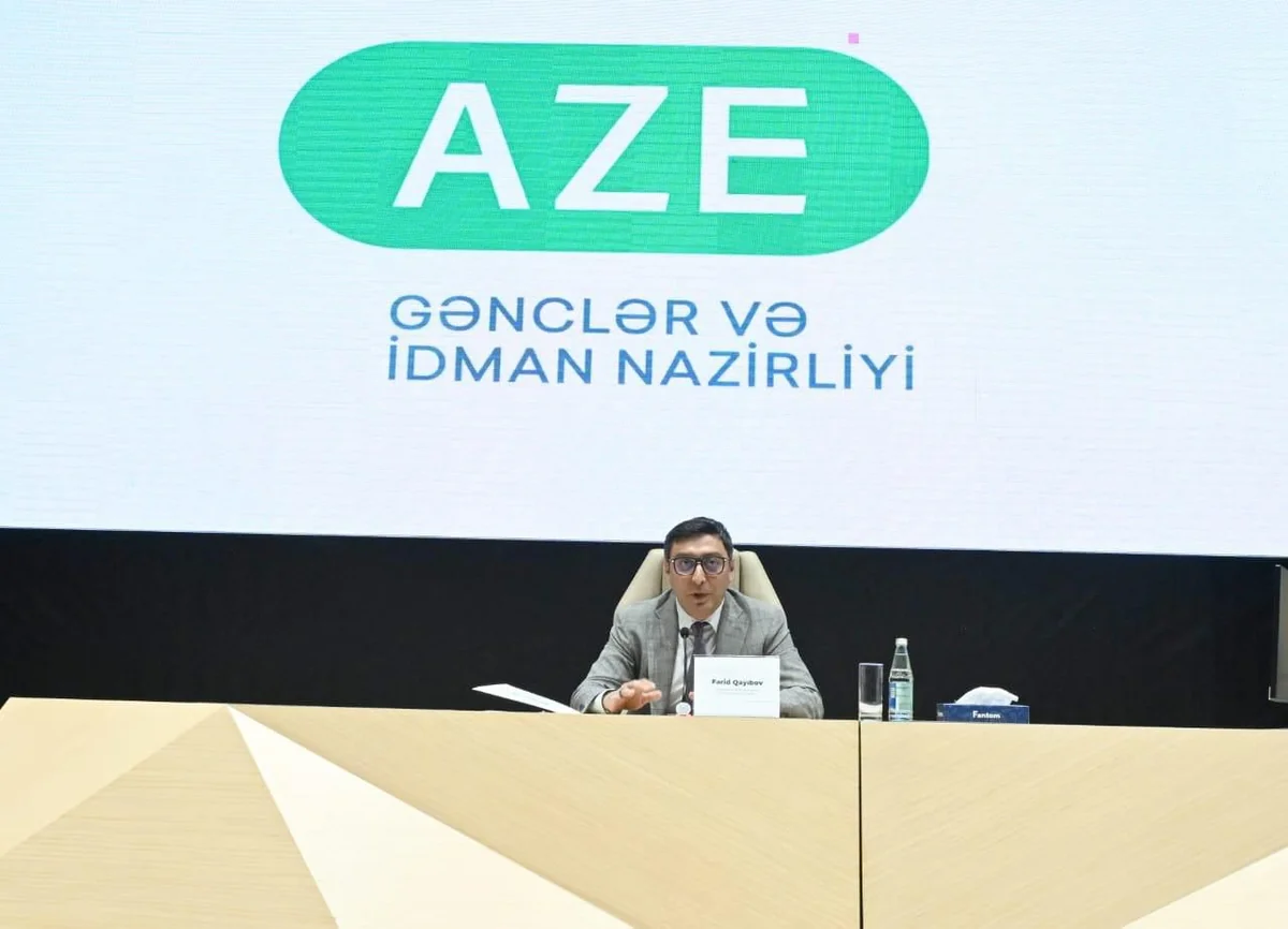 Fərid Qayıbov ötən ay ərzində beynəlxalq yarışlarda yüksək nəticələr əldə etmiş idmançılarla görüşüb