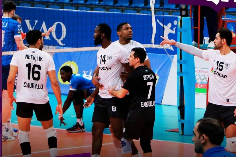 Azərbaycan Yüksək Liqası: Neftçi voleybol komandası turu qələbə ilə başa vurub