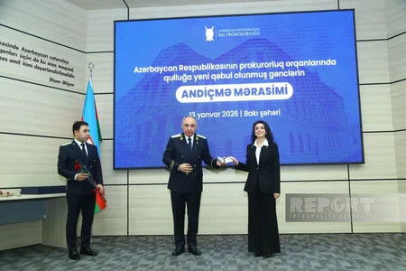 Prokurorluq orqanlarında qulluğa yeni qəbul edilən əməkdaşlar and içib