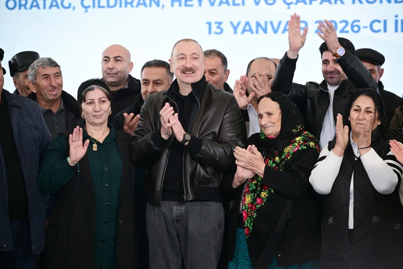 Ilham Aliyev shares post about his meeting with residents of Aghdara
