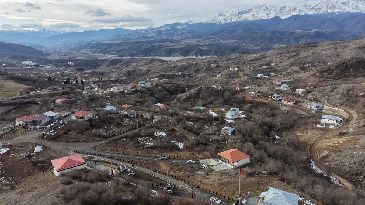Ağdərənin Heyvalı kəndində sakinlərin içməli su ilə təmin olunması üçün 60 kubmetrlik çən quraşdırılıb