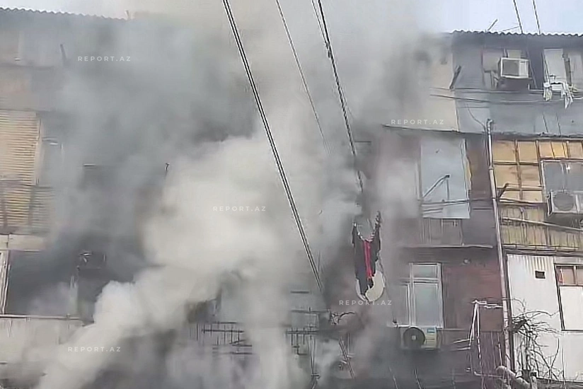 BSU-nun məcburi köçkünlərin yaşadığı yataqxanasındakı yanğında 30 nəfər təxliyə edilib - YENİLƏNİB