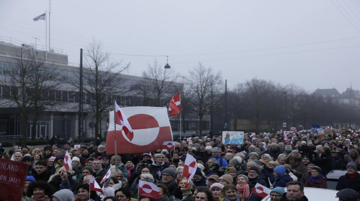 Тысячи людей вышли на митинг в Дании против захвата США Гренландии